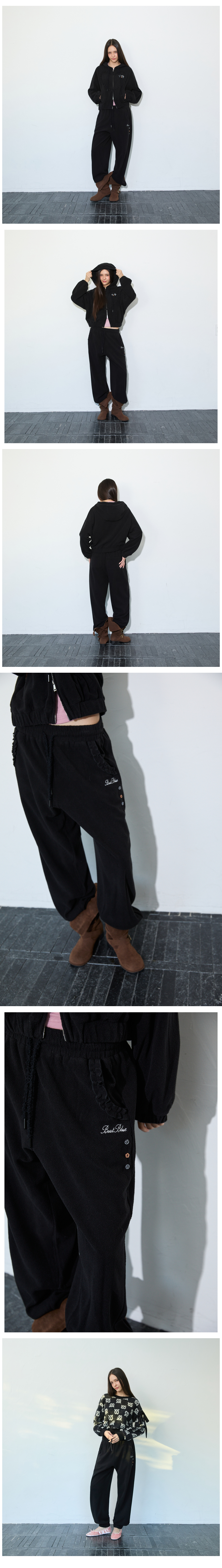 [BLUE LABEL] 러플 포켓 플리스 조거 팬츠 ES4OPT01 | TheAmall