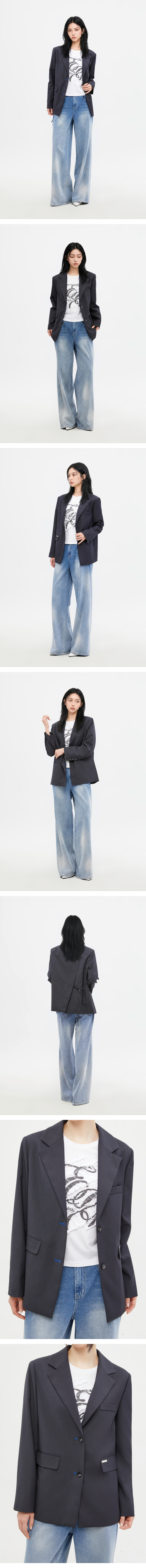 모델 착장 (model-wearing · CHARCOAL · 1/2)