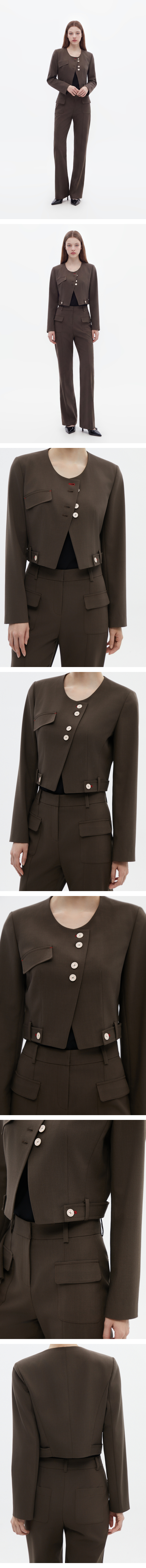 모델 착장 (model-wearing · BROWN)