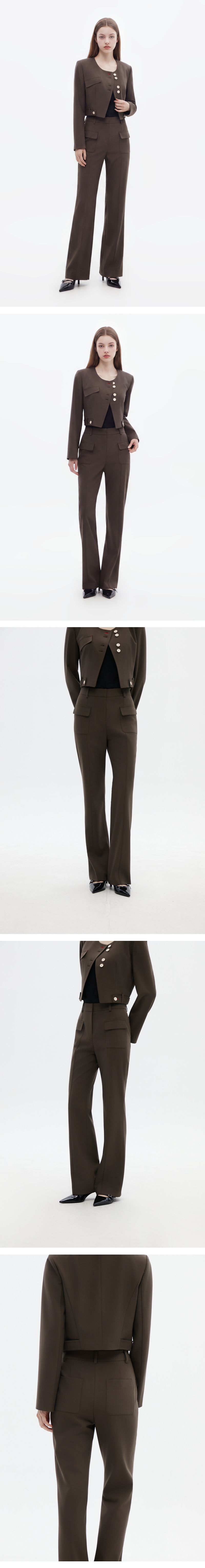 모델 착장 (model-wearing · BROWN)