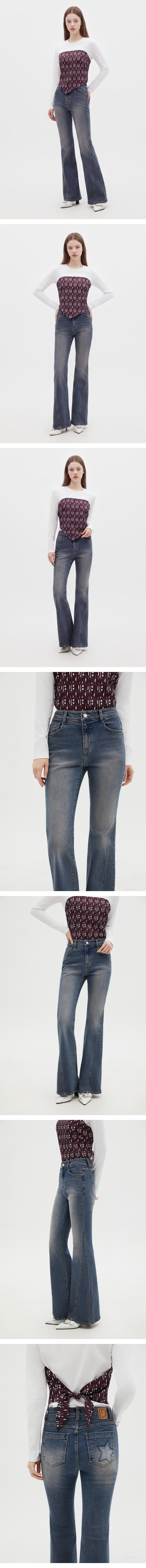 모델 착장 (model-wearing · MIDUME INDIGO · 1/2)