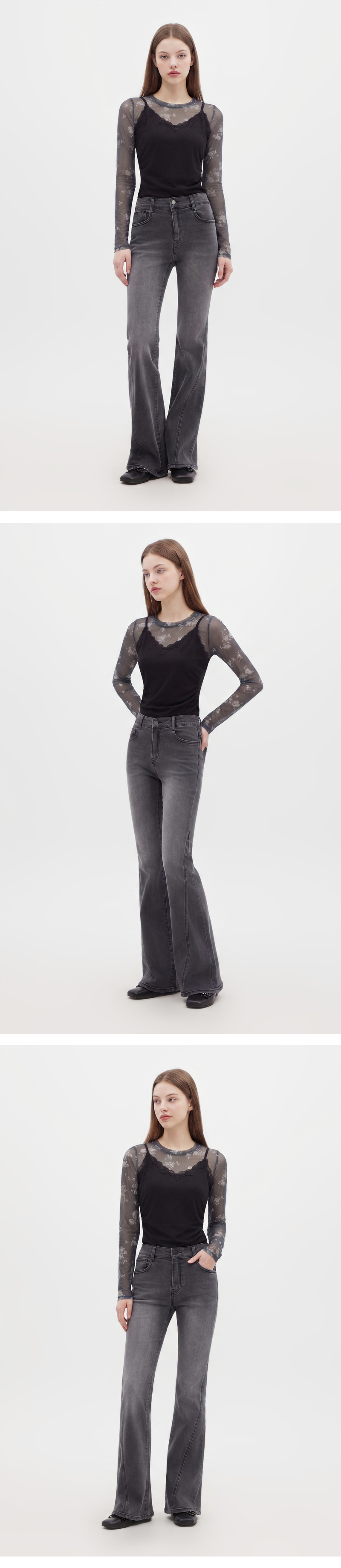 모델 착장 (model-wearing · DARK KHAKI)
