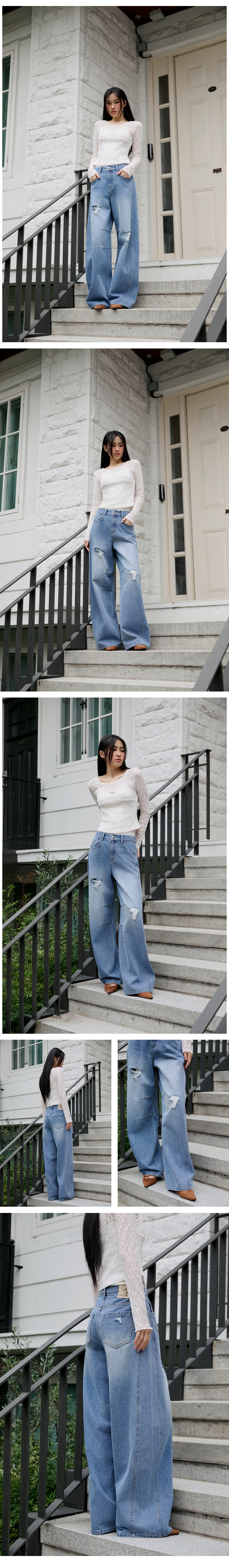 모델 착장_MIDUME INDIGO (model-wearing · MIDUME INDIGO)