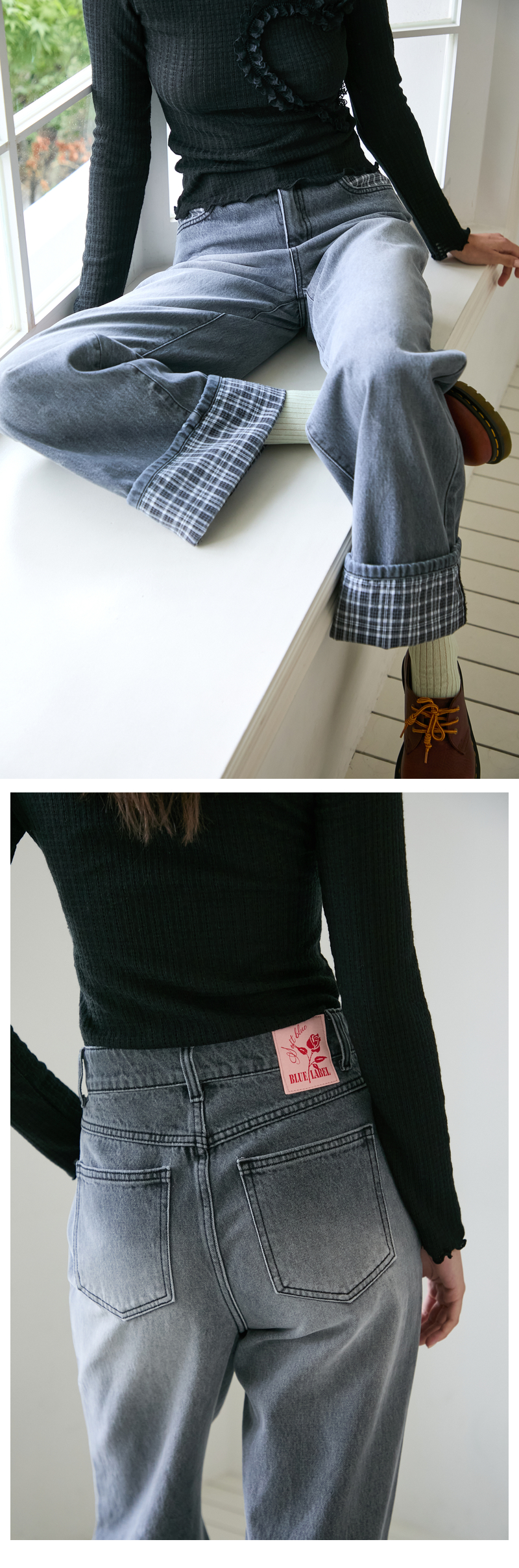모델 착장_DARK GREY (model-wearing · DARK GREY · 2/2)