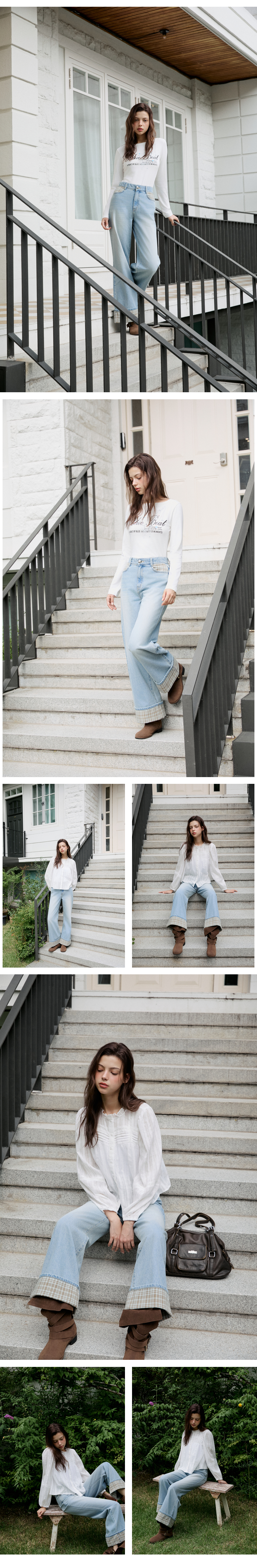 모델 착장_MIDUME INDIGO (model-wearing · MIDUME INDIGO · 1/2)