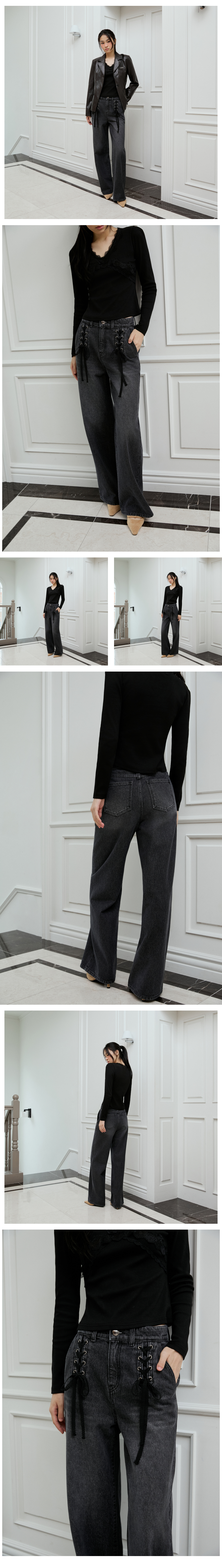 모델 착장_DARK GREY (model-wearing · DARK GREY · 1/2)