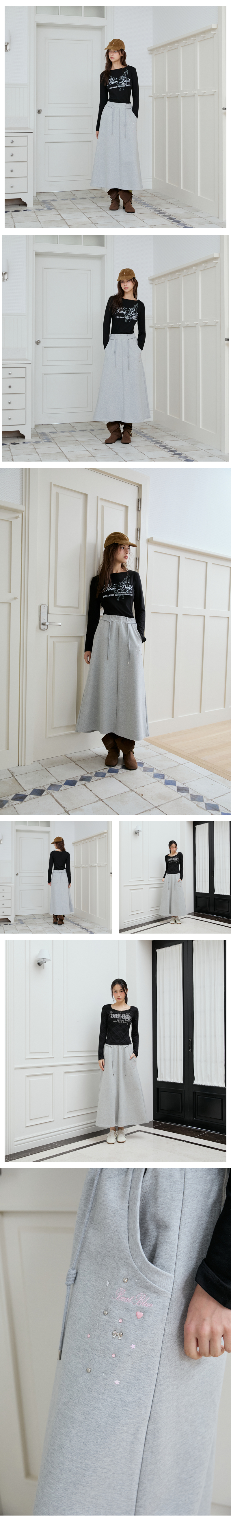 모델 착장_MELANGE GREY_1 (model-wearing · MELANGE GREY)