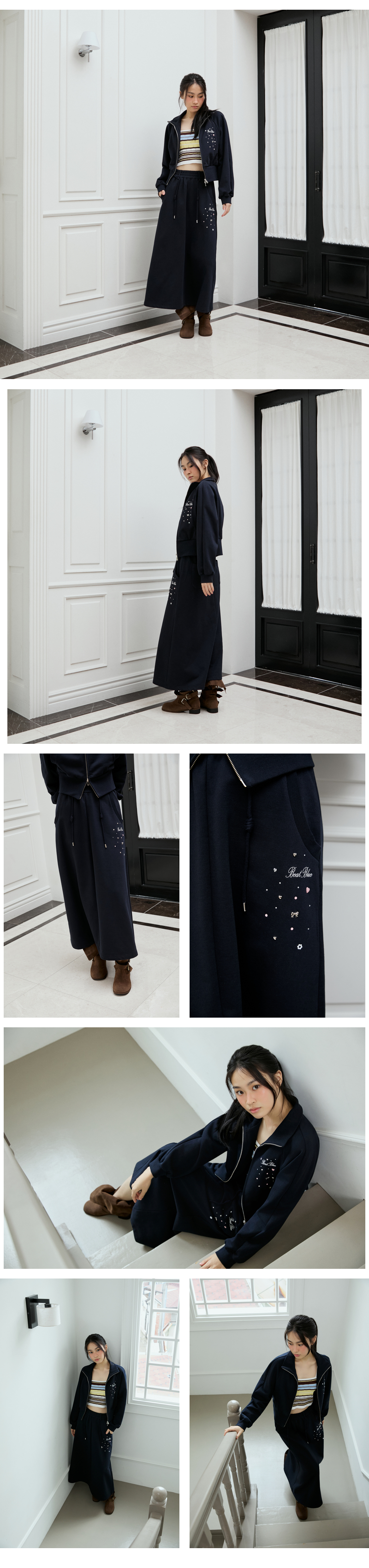 모델 착장_NAVY (model-wearing · NAVY · 1/2)