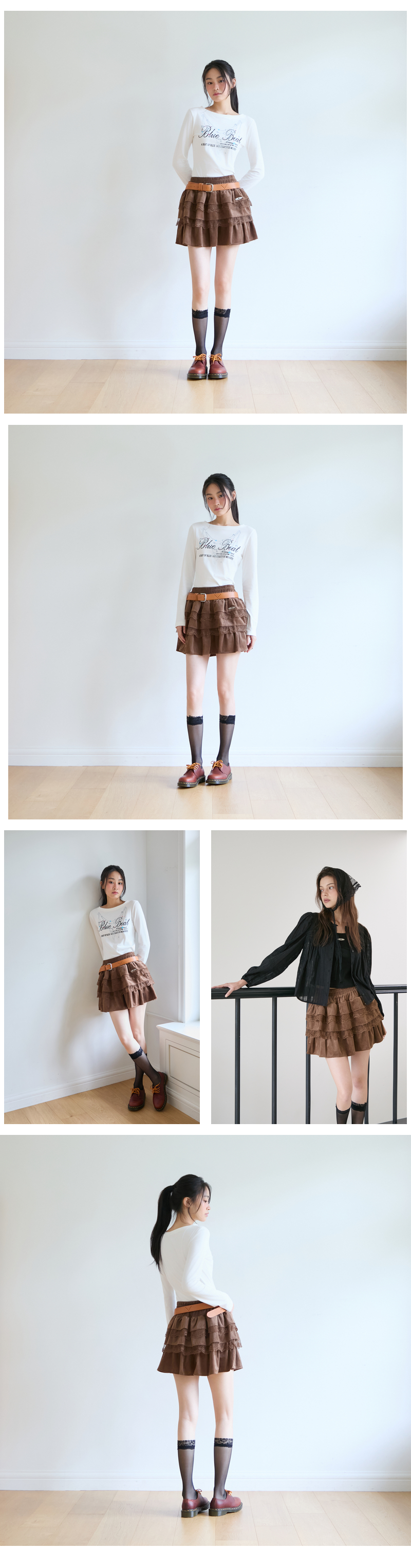 모델 착장_BROWN_1 (model-wearing · BROWN)