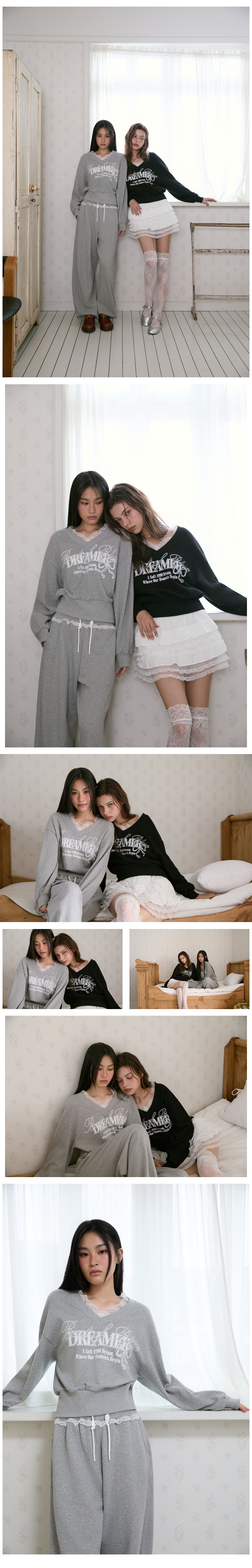 모델 착장_MELANGE GREY_1 (model-wearing · MELANGE GREY)