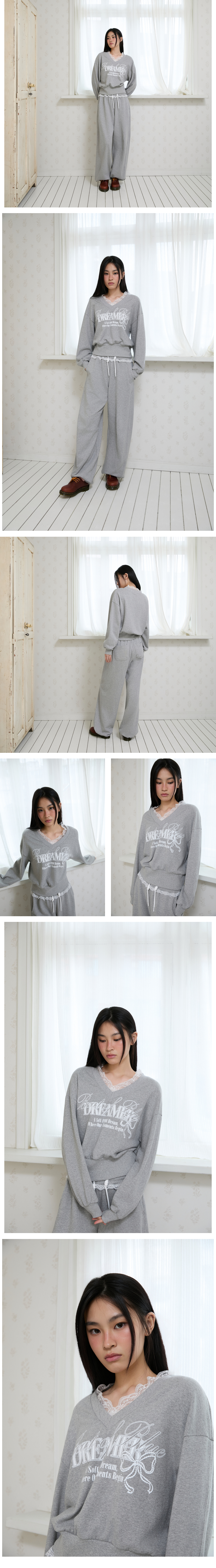모델 착장_MELANGE GREY_2 (model-wearing · MELANGE GREY)