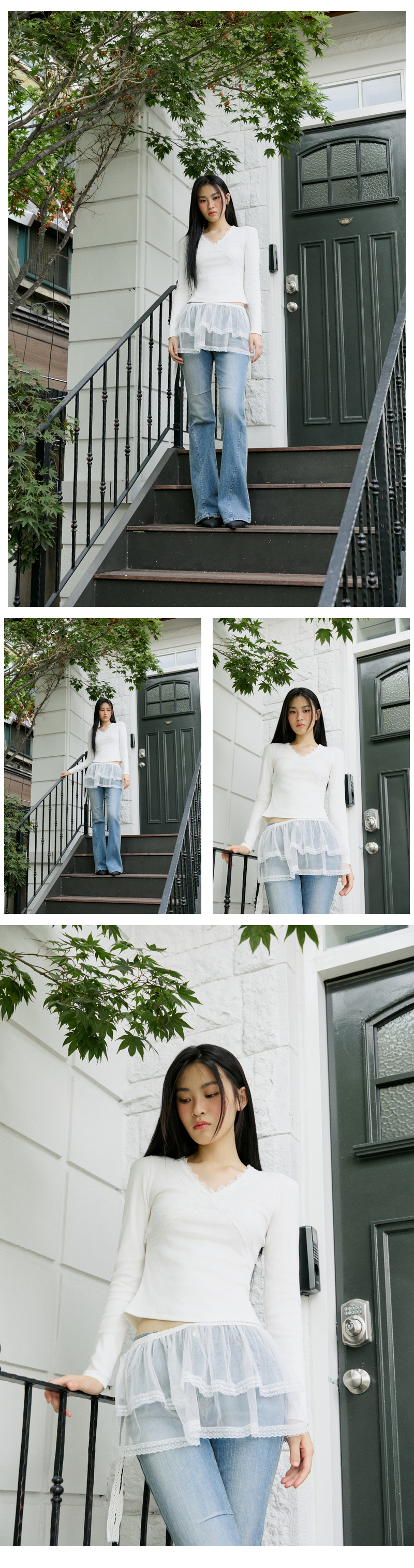 모델 착장_IVORY (model-wearing · IVORY)