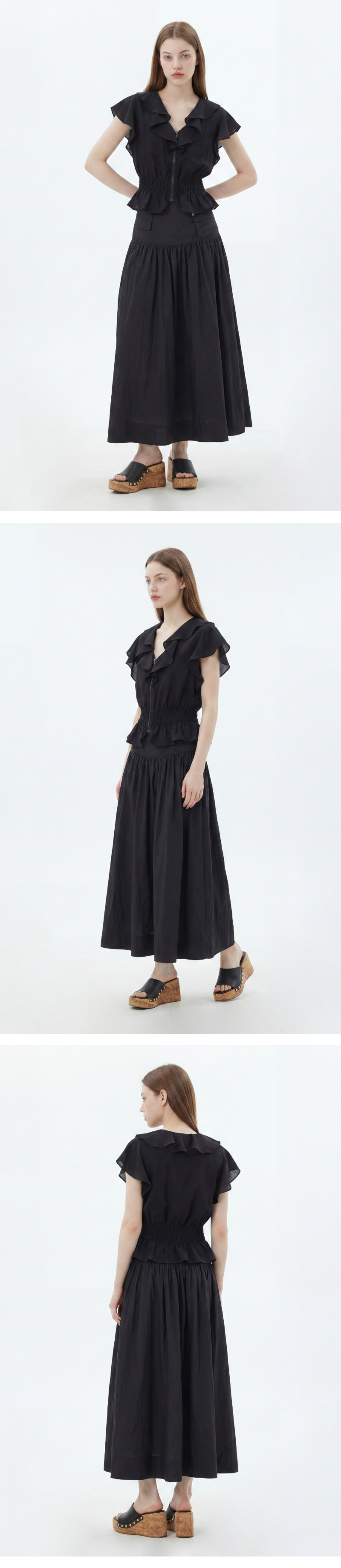 TheAmall 페이지 1 (model-wearing · BLACK)