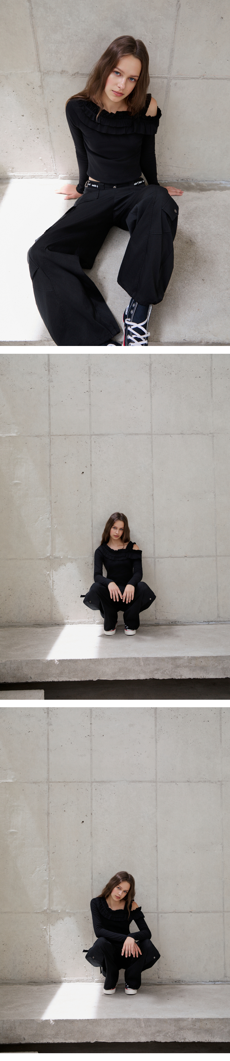모델 착장 (model-wearing · BLACK · 2/2)