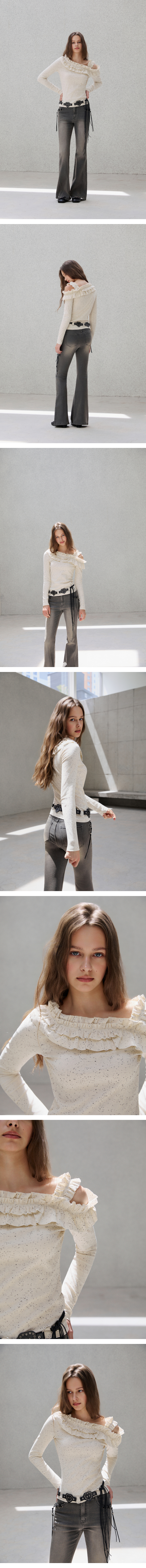 모델 착장 (model-wearing · CREAM · 1/2)