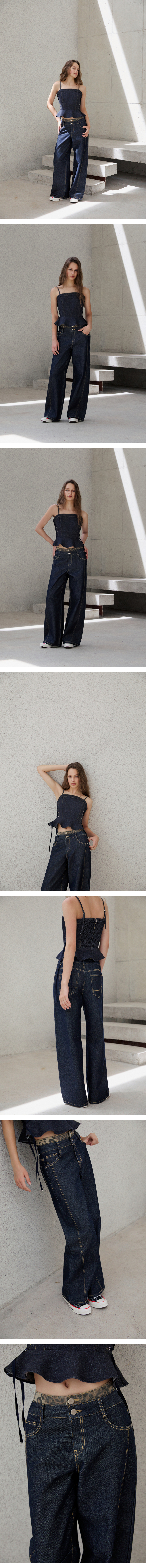 모델 착장 (model-wearing · INDIGO · 1/2)
