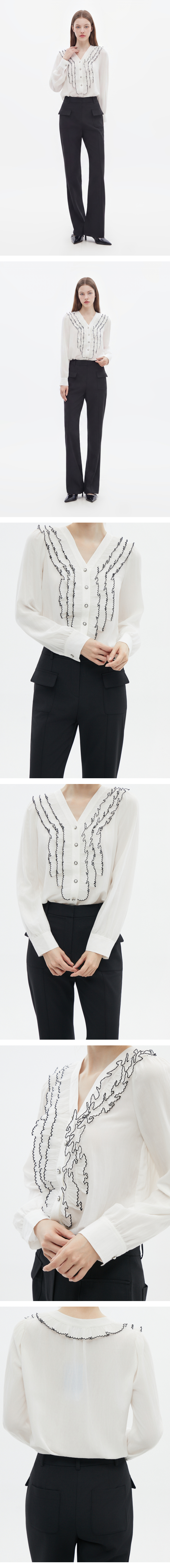 모델 착장 (model-wearing · WHITE)