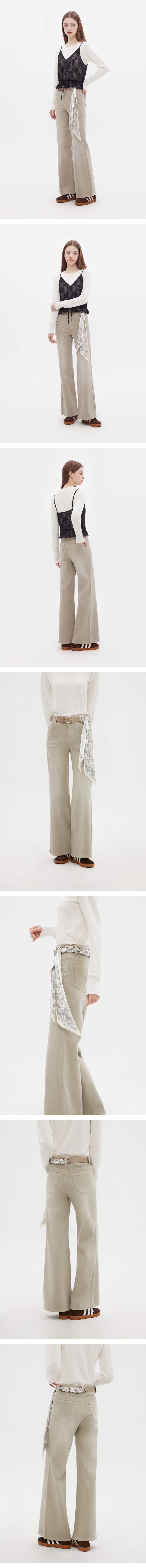 모델 착장 (model-wearing · BEIGE · 1/2)
