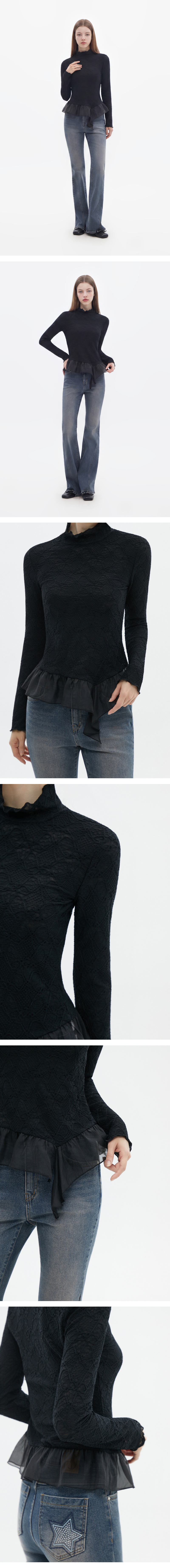 모델 착장 (model-wearing · BLACK)