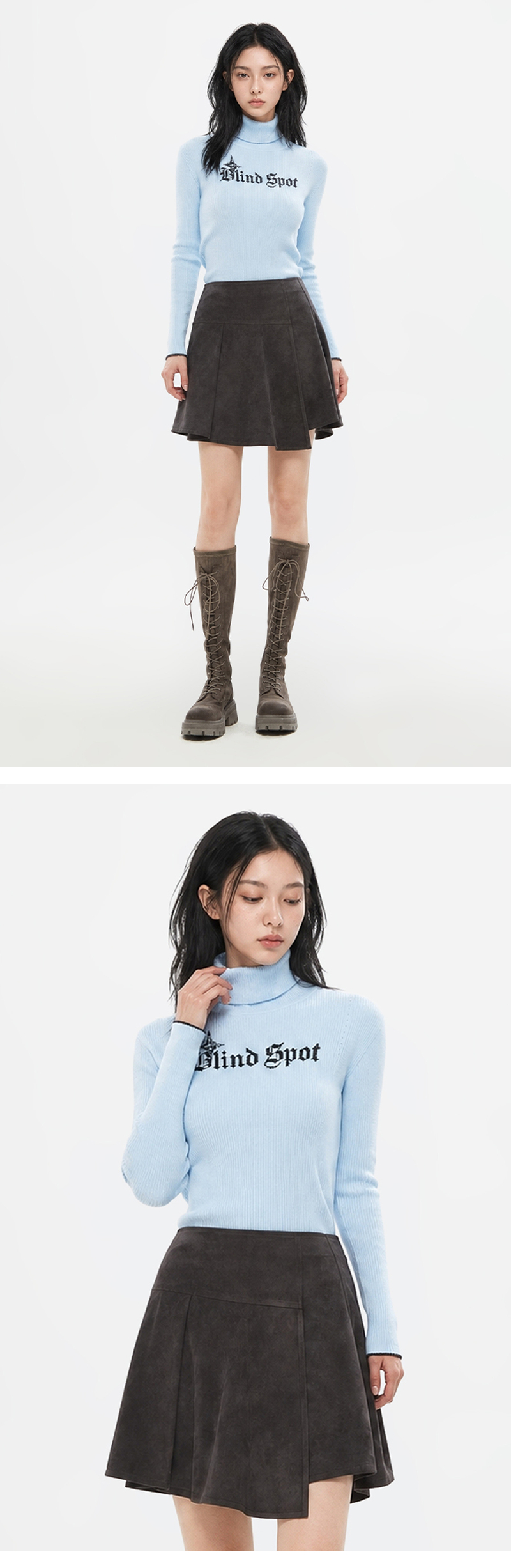 모델 착장 (model-wearing · LIGHT BLUE)