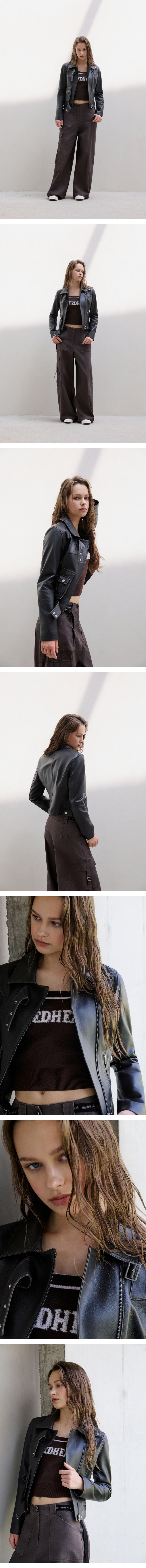 모델 착장 (model-wearing · DARK BLACK · 1/2)