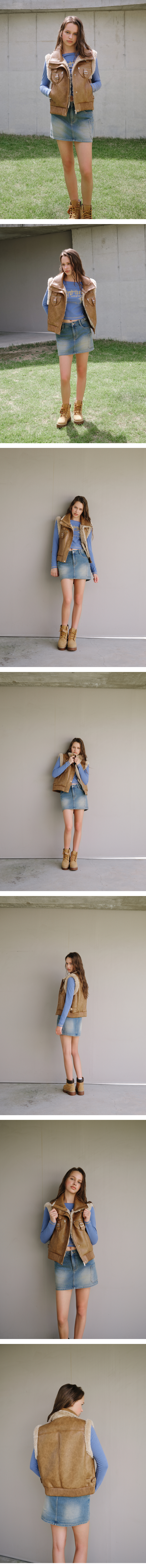 모델 착장 (model-wearing · BROWN · 1/2)