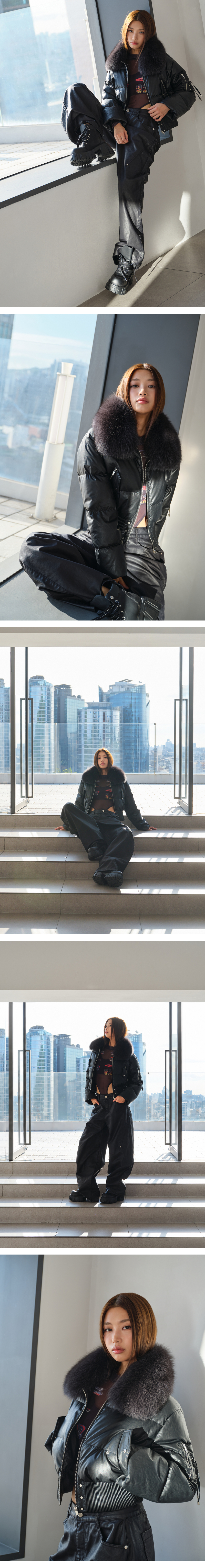 모델 착장 (model-wearing · BLACK)