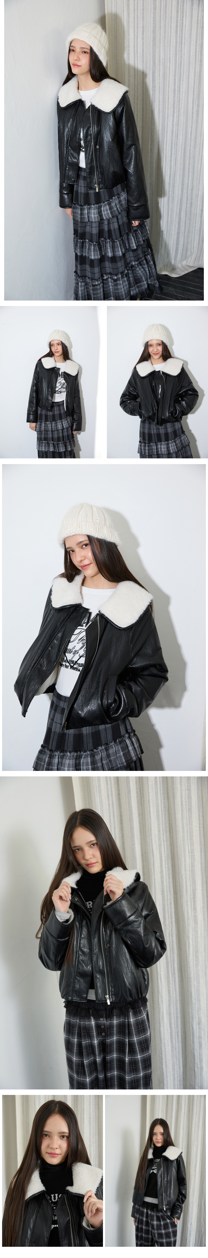 모델 착장_BLACK_2 (model-wearing · BLACK · 1/2)