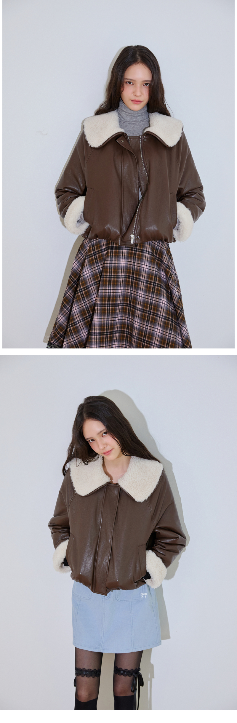 모델 착장_BROWN_2 (model-wearing · BROWN · 2/2)