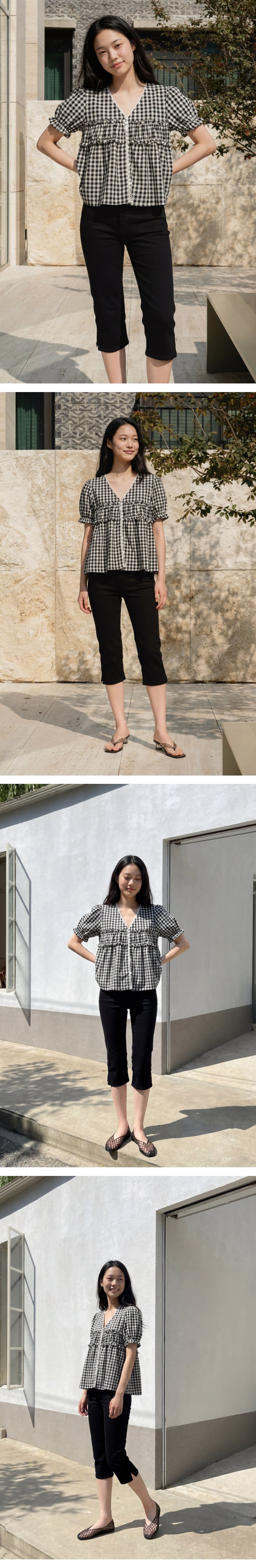 모델 착장 (model-wearing · BLACK)