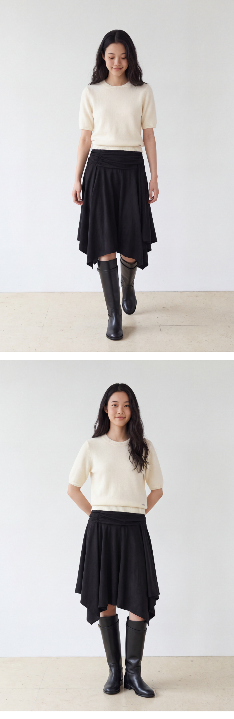 모델 착장 (model-wearing)