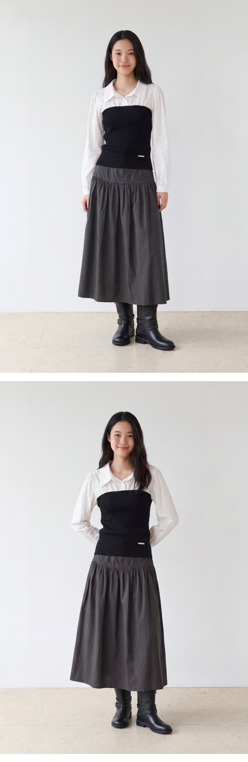 모델 착장 (model-wearing)