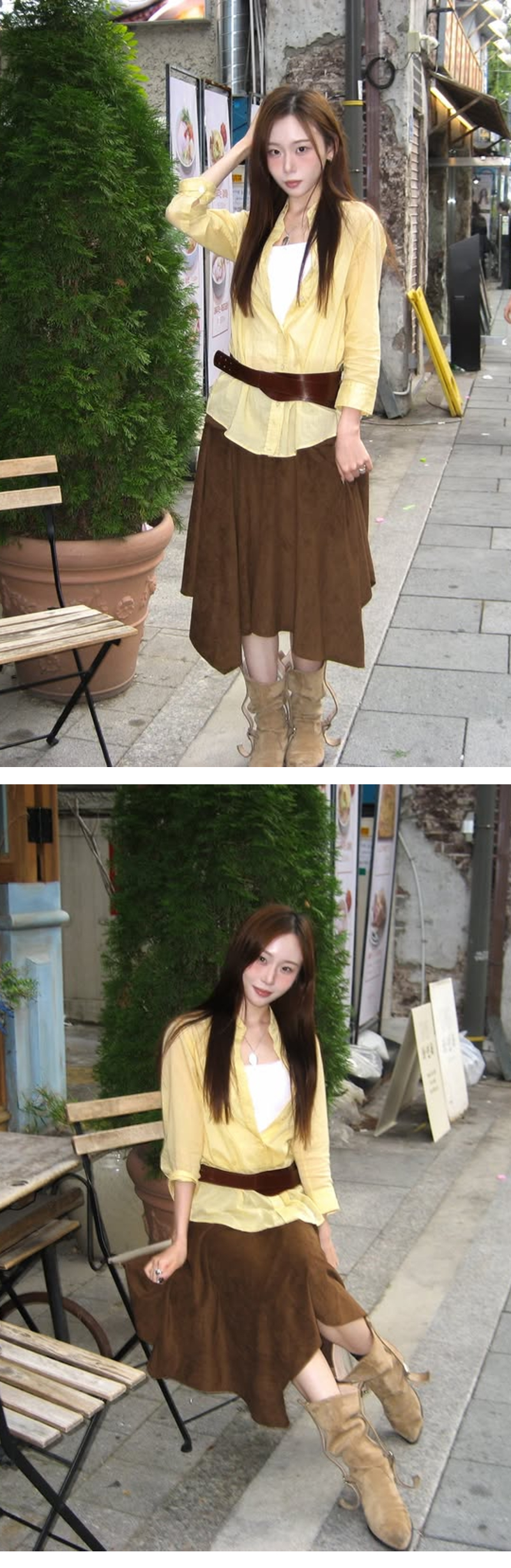 모델 착장 (model-wearing · BLACK)