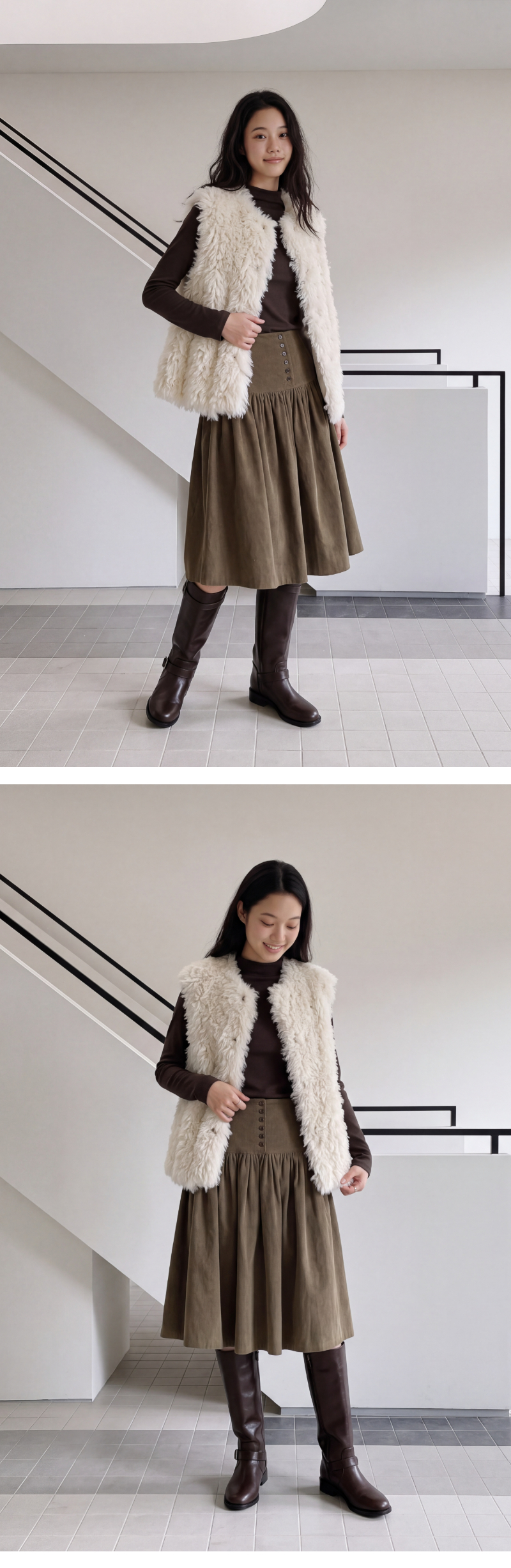 모델 착장 (model-wearing)