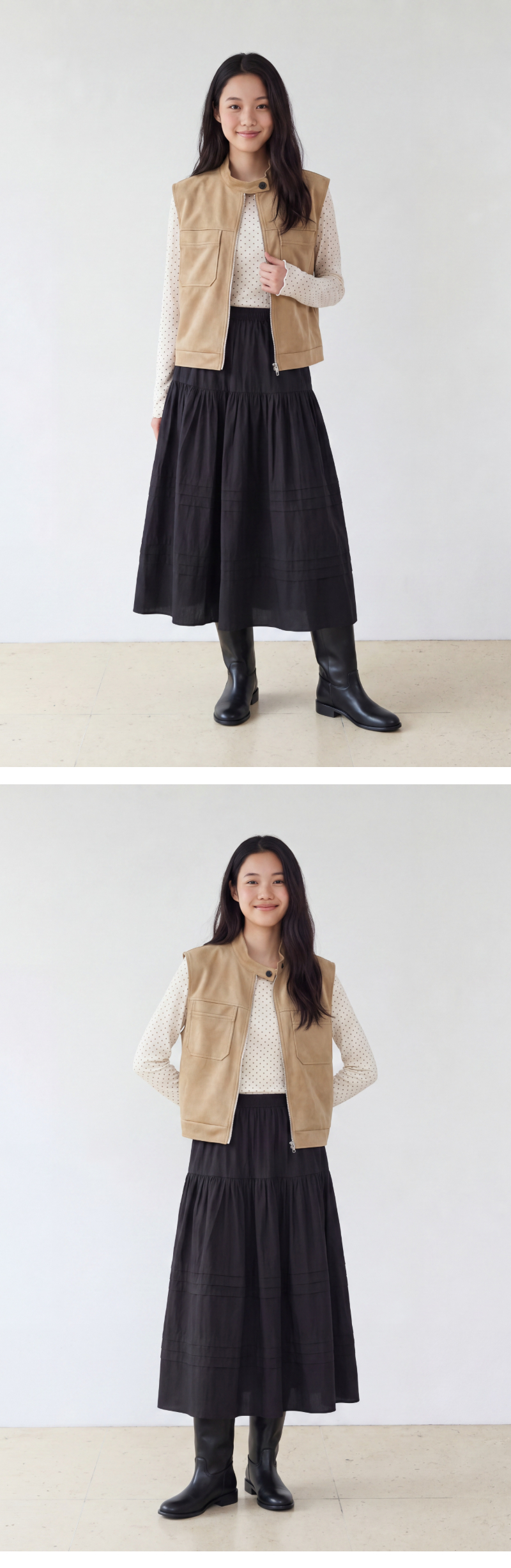 모델 착장 (model-wearing)