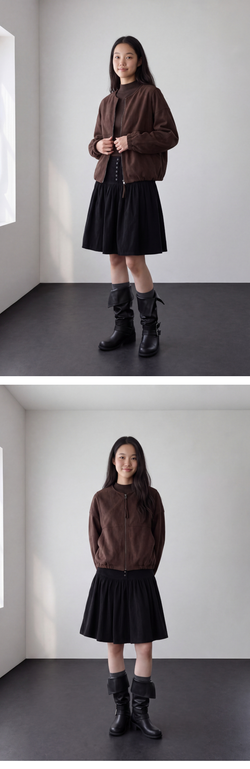 모델 착장 (model-wearing)