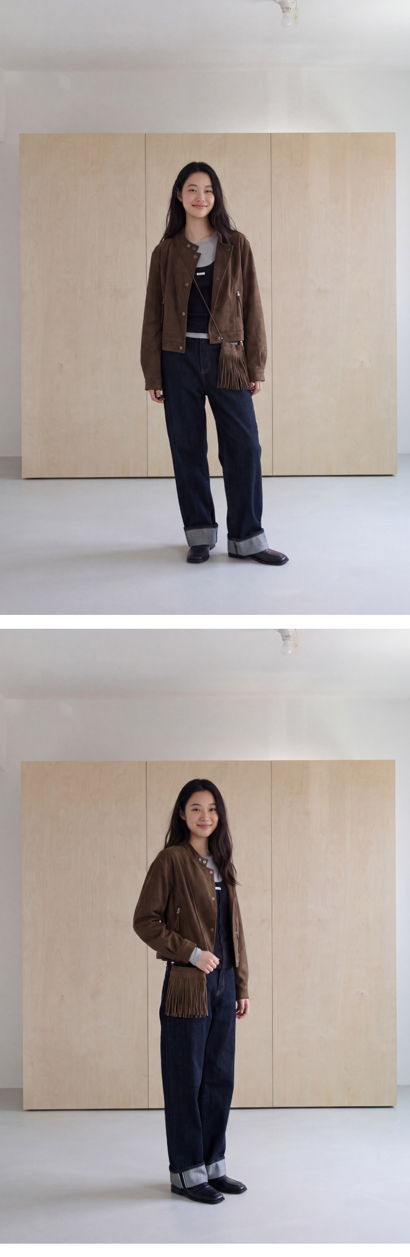 모델 착장 (model-wearing)