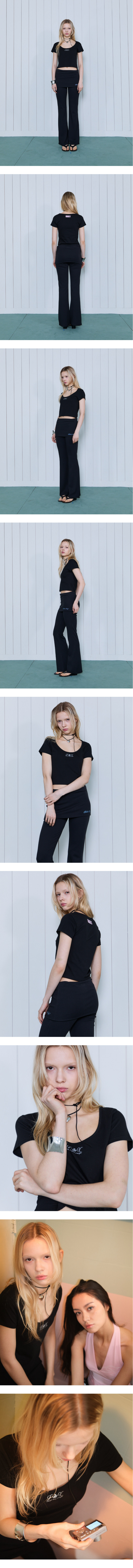 모델 착장 (model-wearing · BLACK)