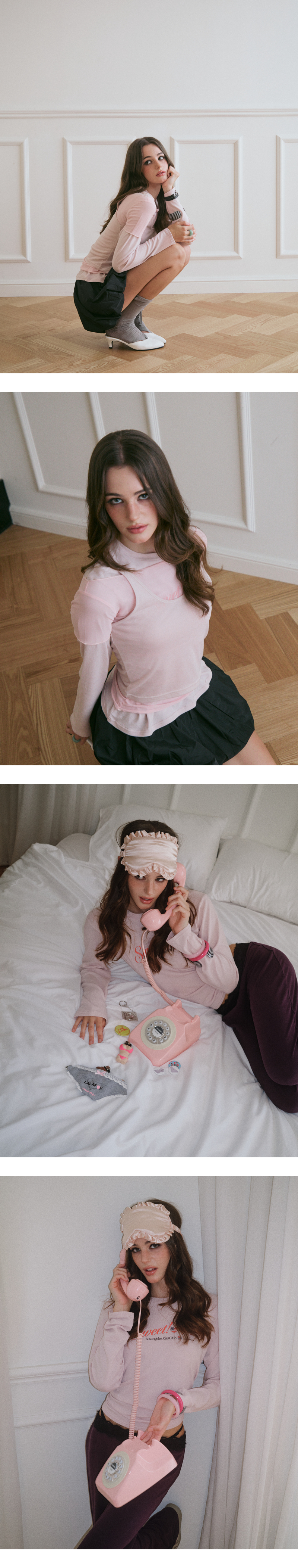 모델 착장 (model-wearing · PINK · 2/2)