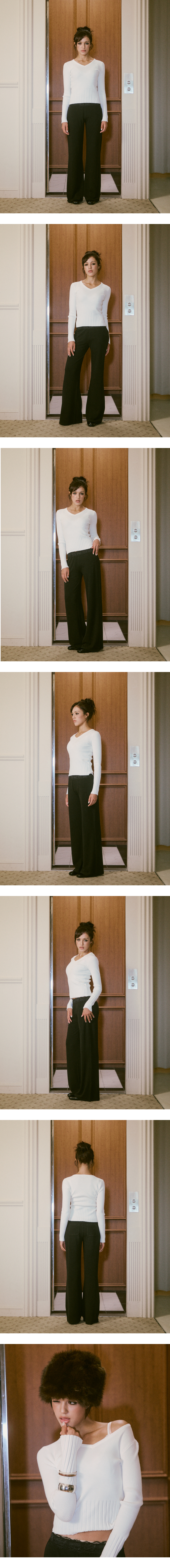 모델 착장 (model-wearing · IVORY · 1/2)