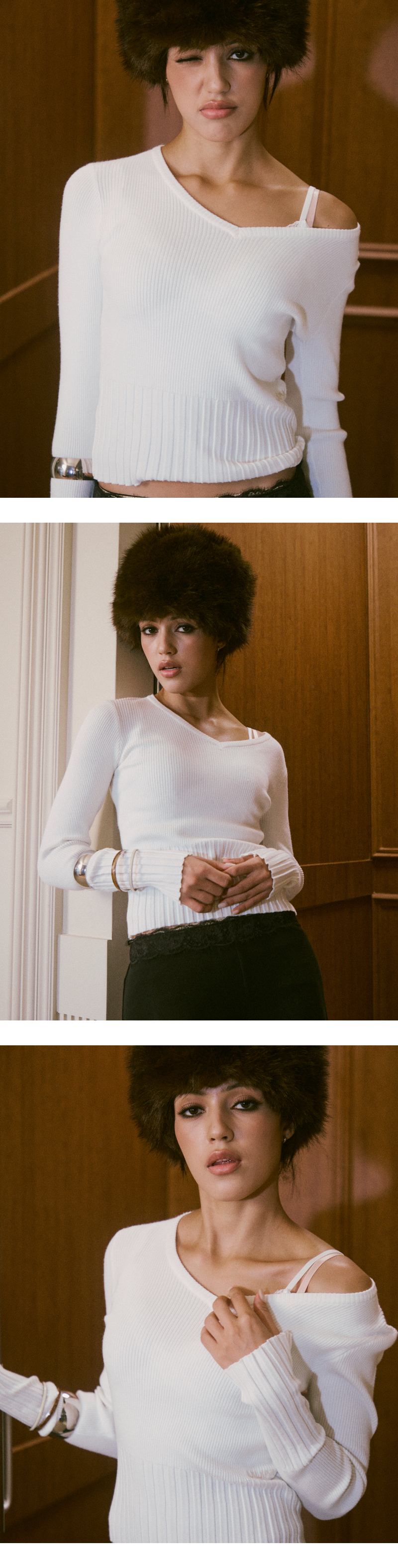 모델 착장 (model-wearing · IVORY · 2/2)