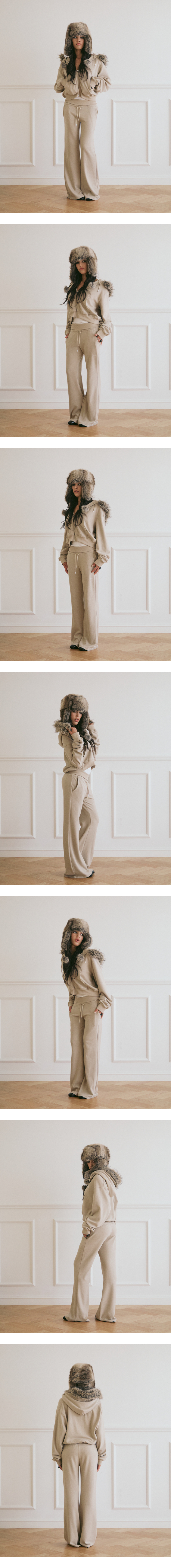 모델 착장 (model-wearing · BEIGE · 1/2)
