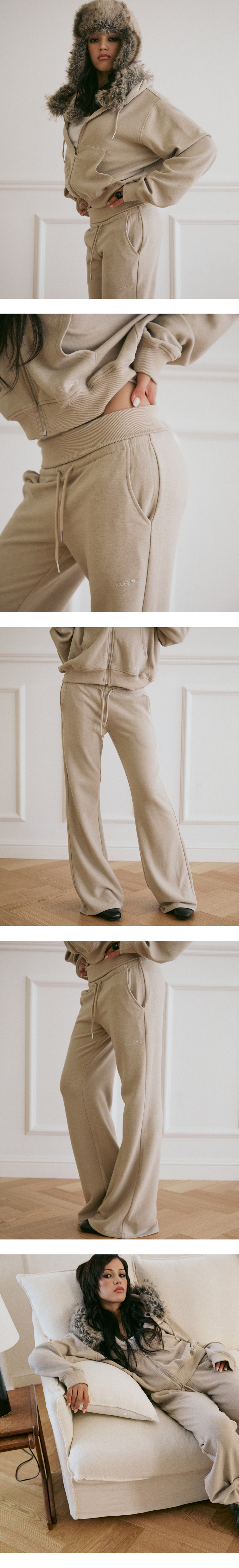 모델 착장 (model-wearing · BEIGE · 2/2)