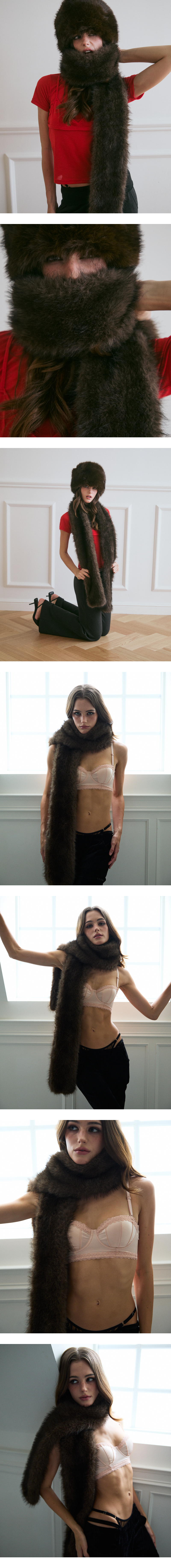 모델 착장 (model-wearing · BROWN · 1/2)