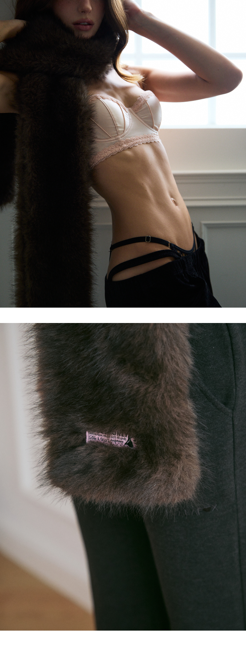 모델 착장 (model-wearing · BROWN · 2/2)
