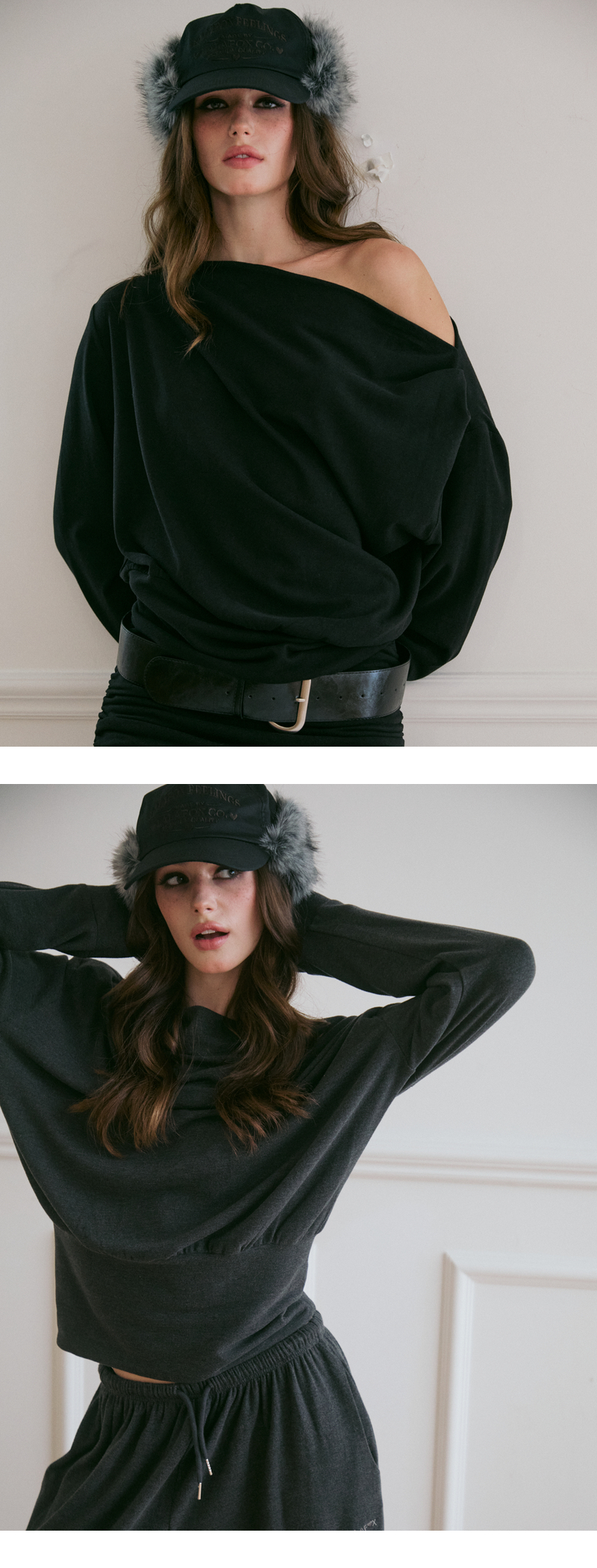 모델 착장 (model-wearing · BLACK · 2/2)