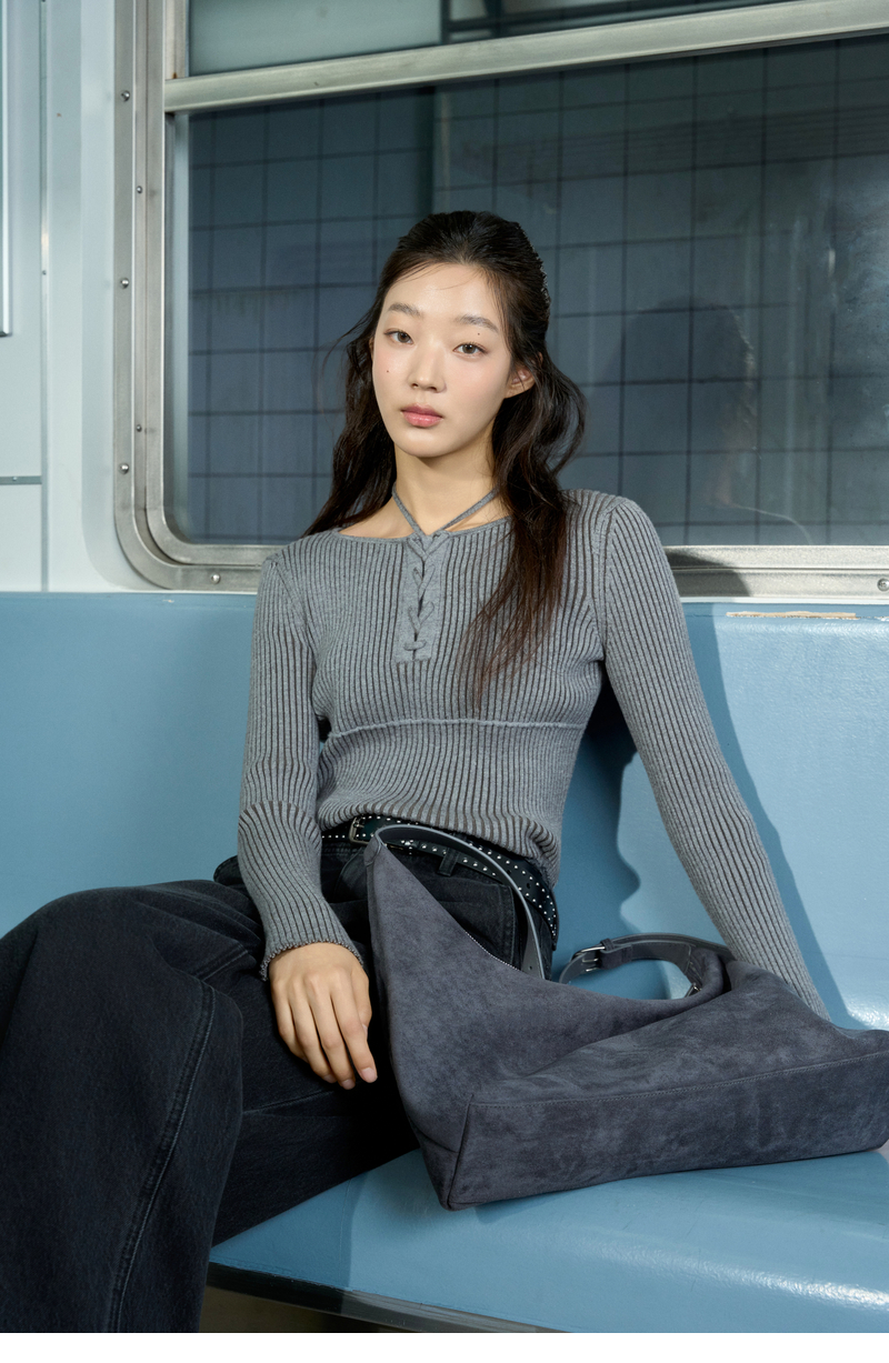 모델 착장 (model-wearing · CHARCOAL · 2/2)