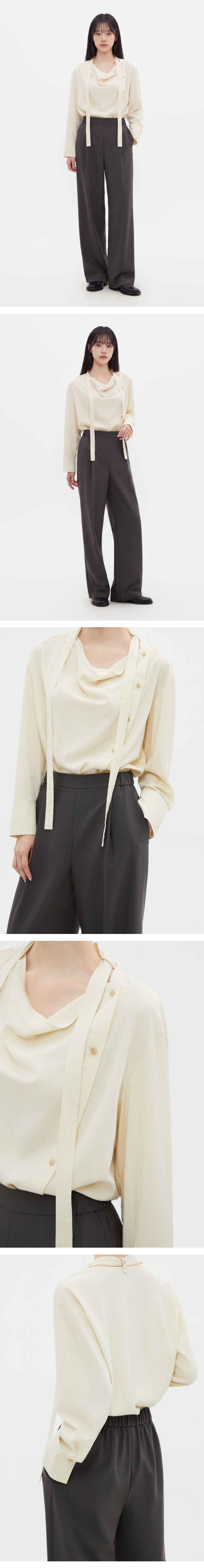 모델 착장 (model-wearing · CHARCOAL)