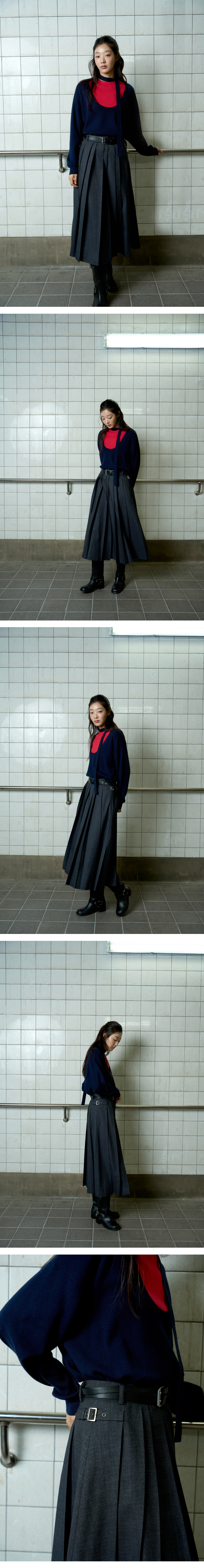모델 착장 (model-wearing · CHARCOAL)