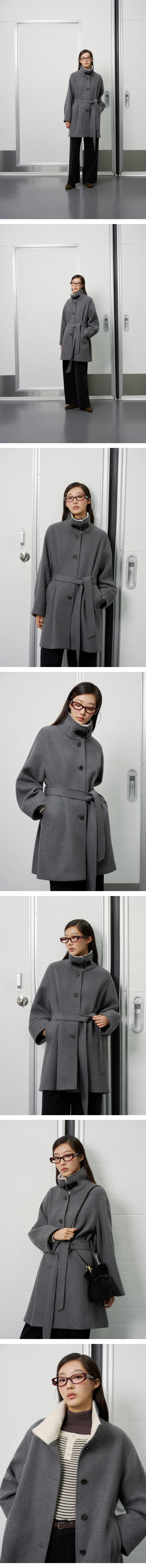 모델 착장 (model-wearing · CHARCOAL · 1/2)